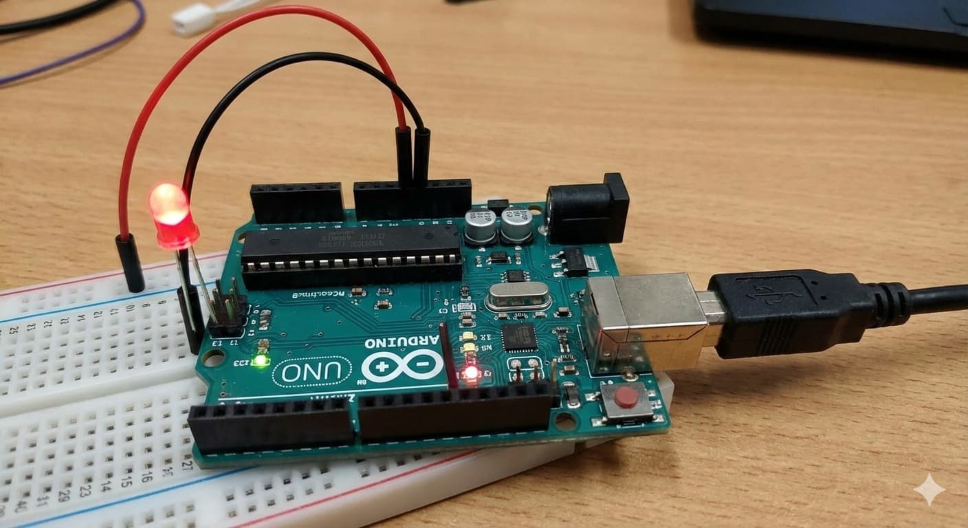 Teaching a Tiny Light to Breathe Arduino LED Blink Project